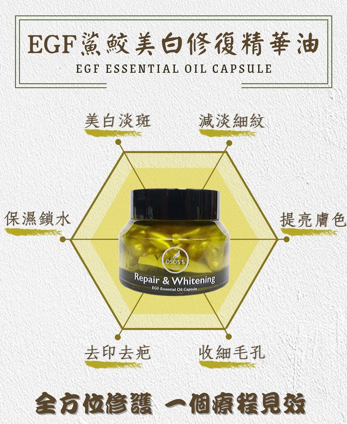 EGF鯊鮫美白修復精華油 30粒